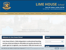 Tablet Screenshot of limehouseschool.co.uk